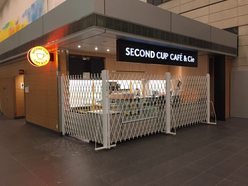 Coffee kiosk security