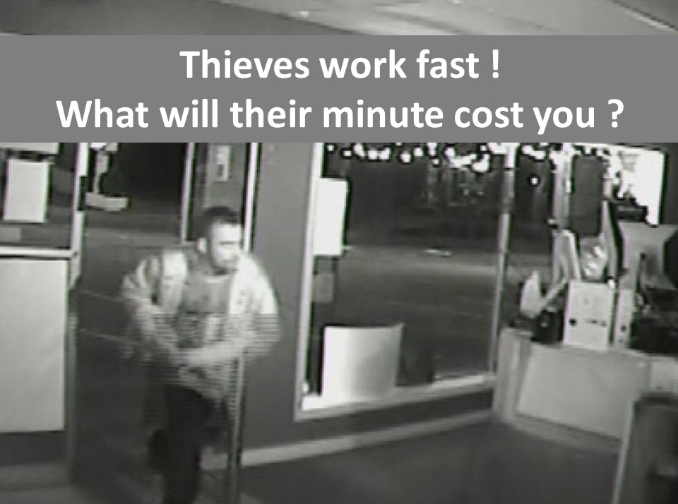 Thieves work fast during smash and grab break in