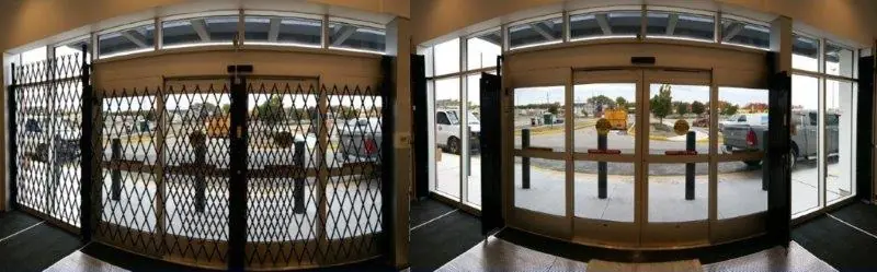 sliding door security gates
