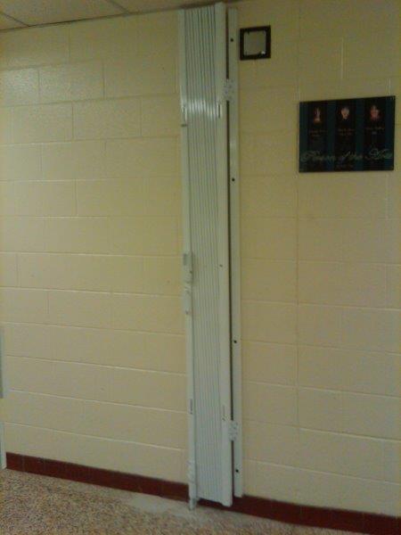 hallway security gate for school