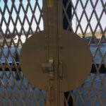 ADA Lever lock security gate