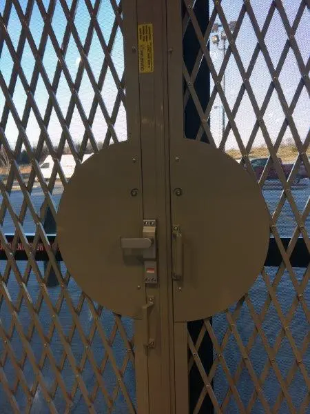 ADA Lever lock security gate