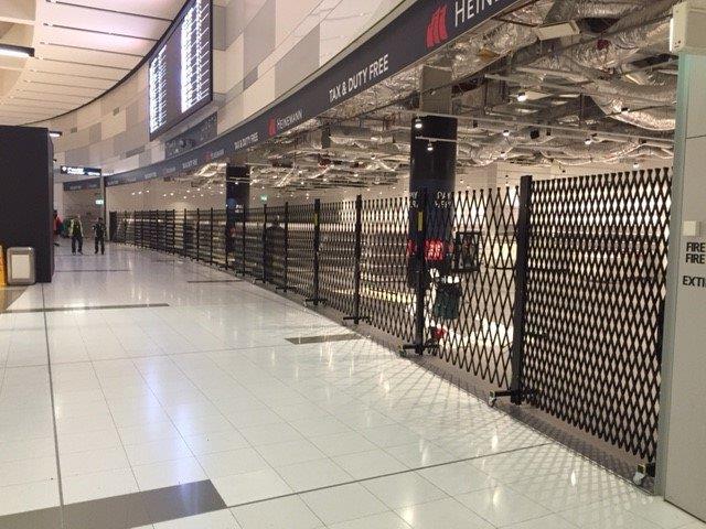 airport security gates