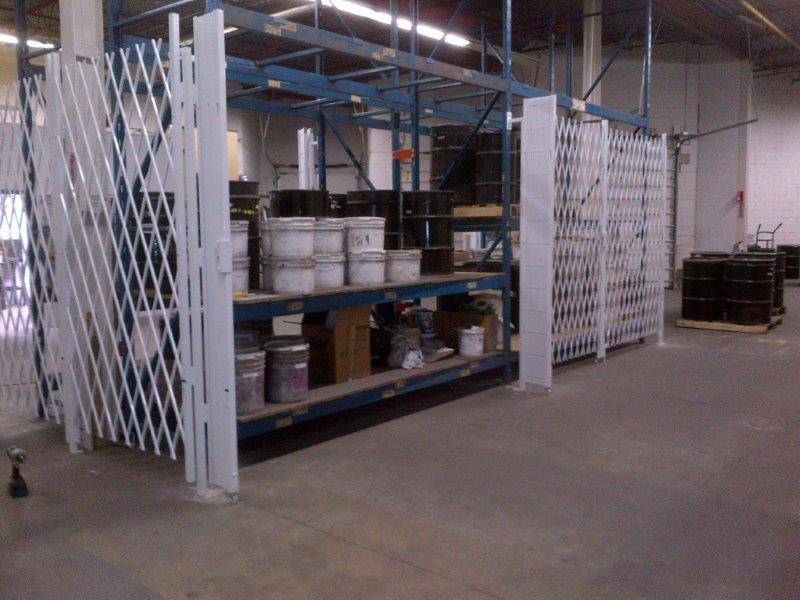 industrial racking security gates