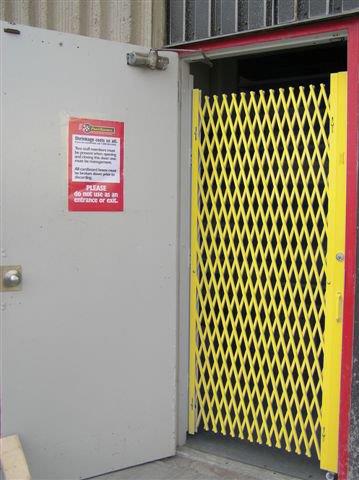 man door security gate