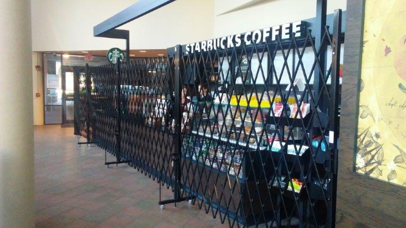 pop-up shop security gates