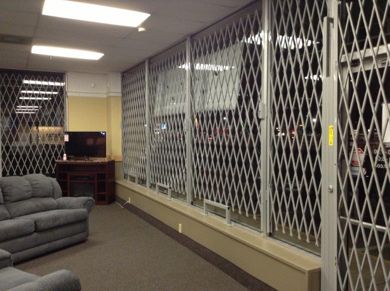 furniture store security bars